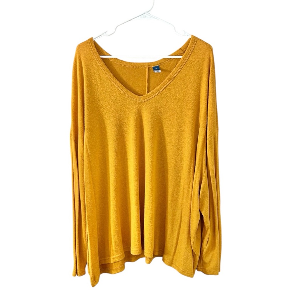 Old‎ Navy Gold Yellow V-Neck Pullover Sweater